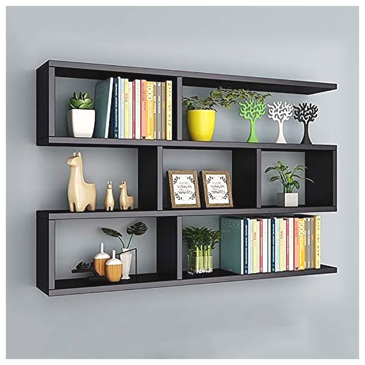 قفسه دیواری چوبی: ایده‌هایی برای دکوراسیون منزل