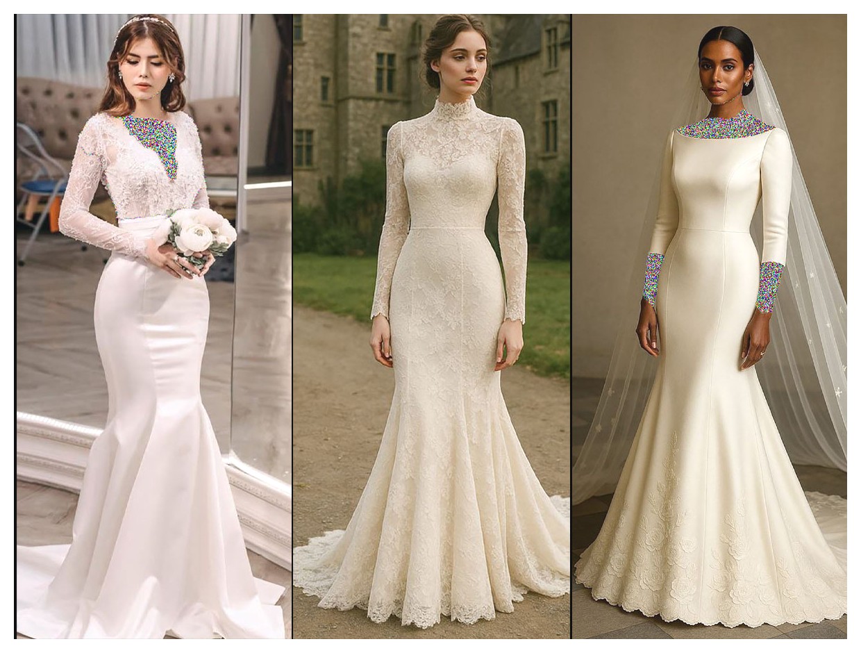 مدلهای زیبا و شیک لباس عروس ماهی برای جشنهای خاص