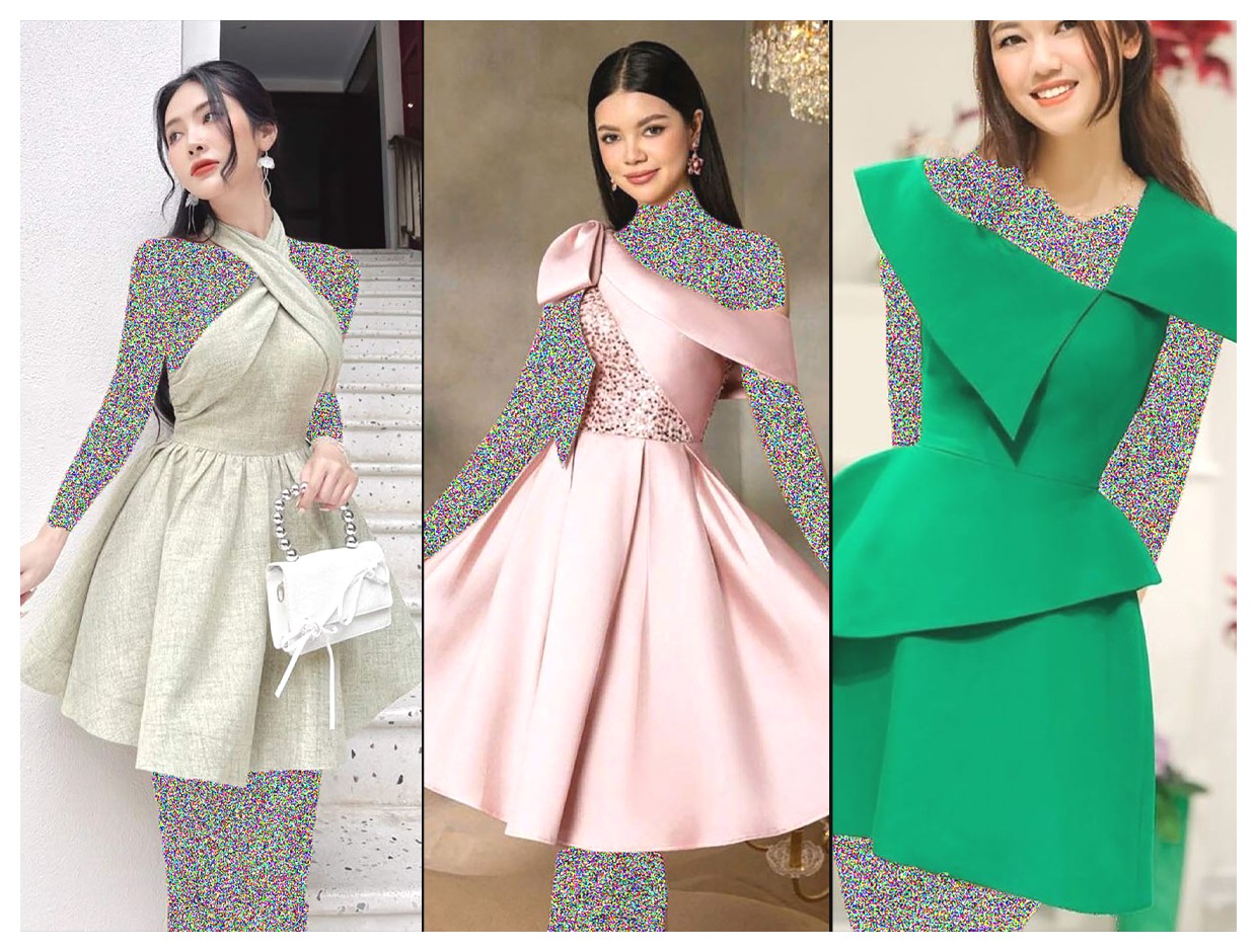 مدلهای شیک و جذاب لباس سبز مجلسی برای مهمانیها