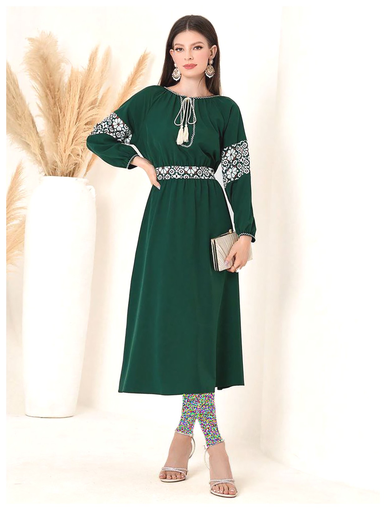 مدلهای شیک و جذاب لباس سبز مجلسی برای مهمانیها