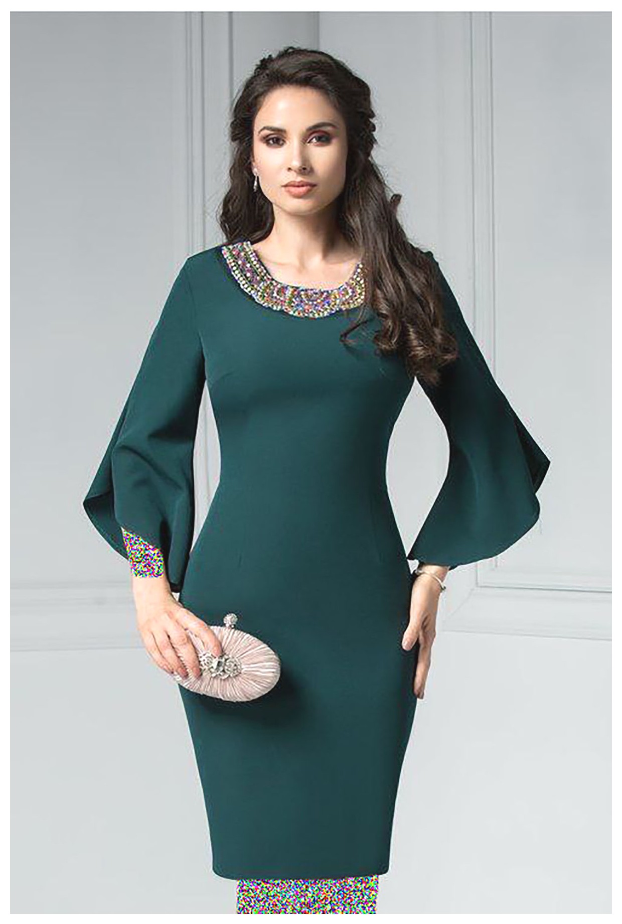مدلهای شیک و جذاب لباس سبز مجلسی برای مهمانیها