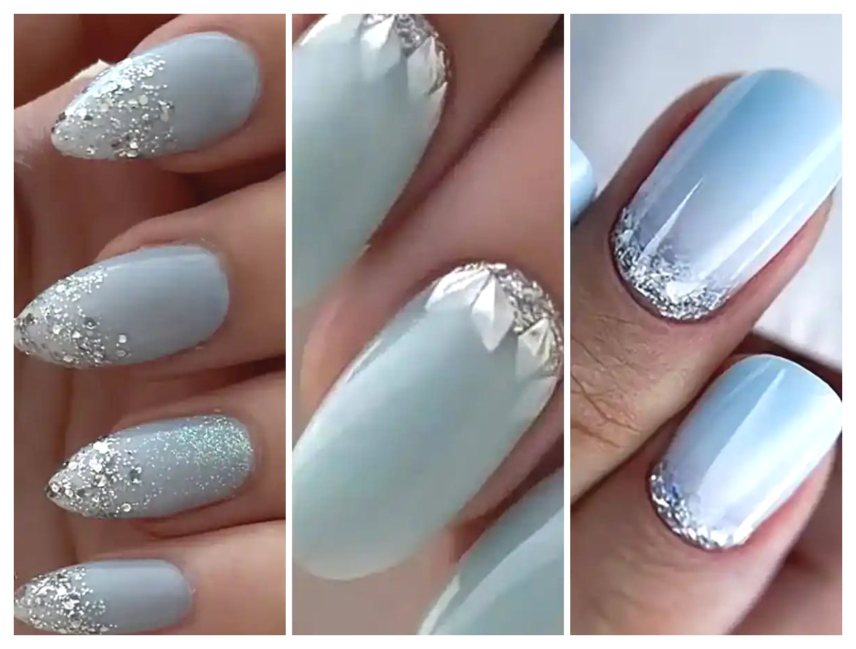 طراحی ناخن آبی روشن: ایده‌ها و نکات زیبا برای ناخن‌های شما