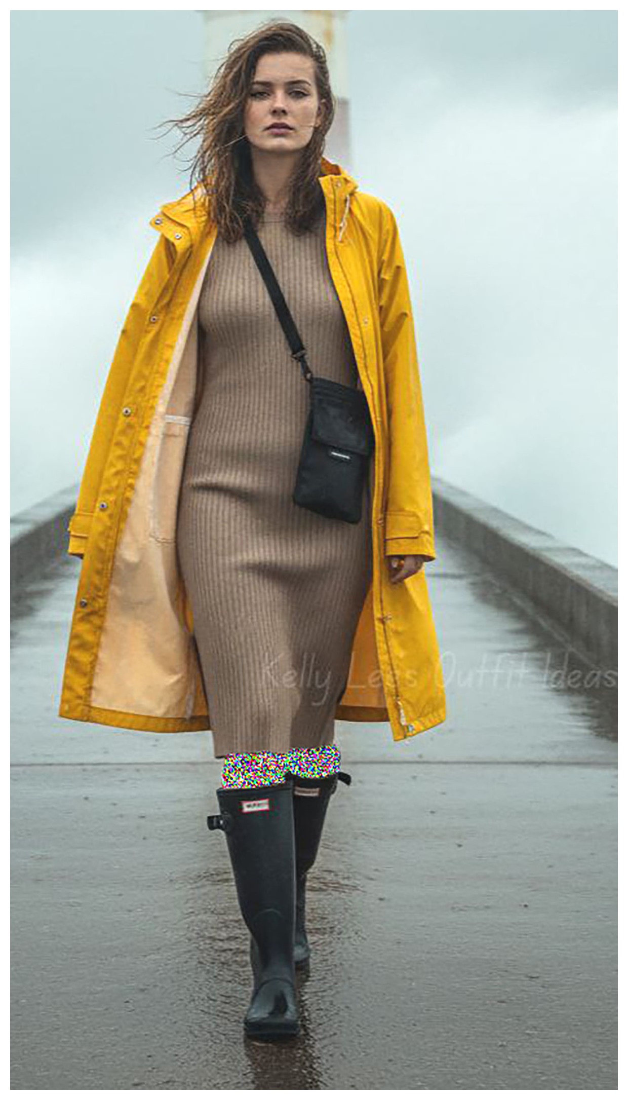 مدل بارانی شیک برای روزهای بارانی