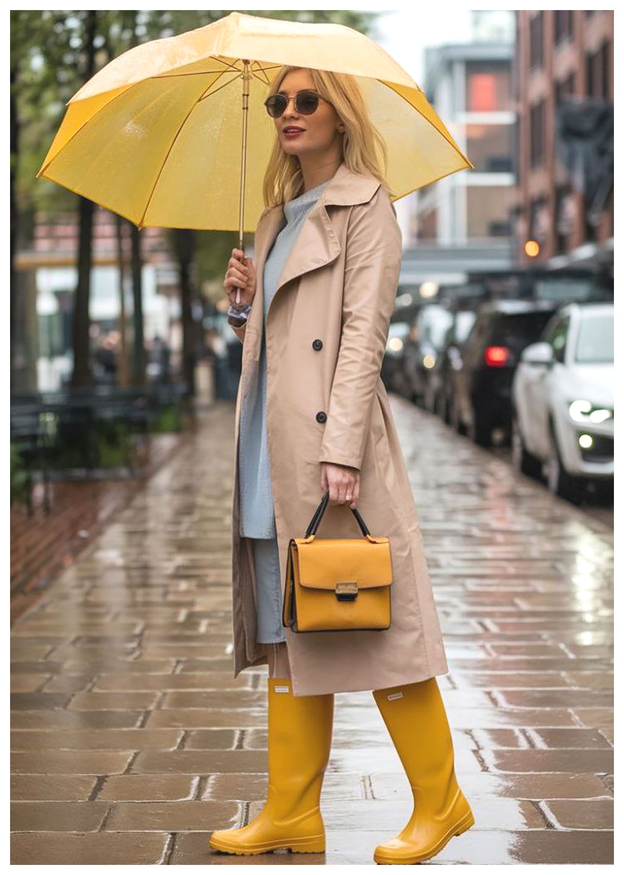 مدل بارانی شیک برای روزهای بارانی