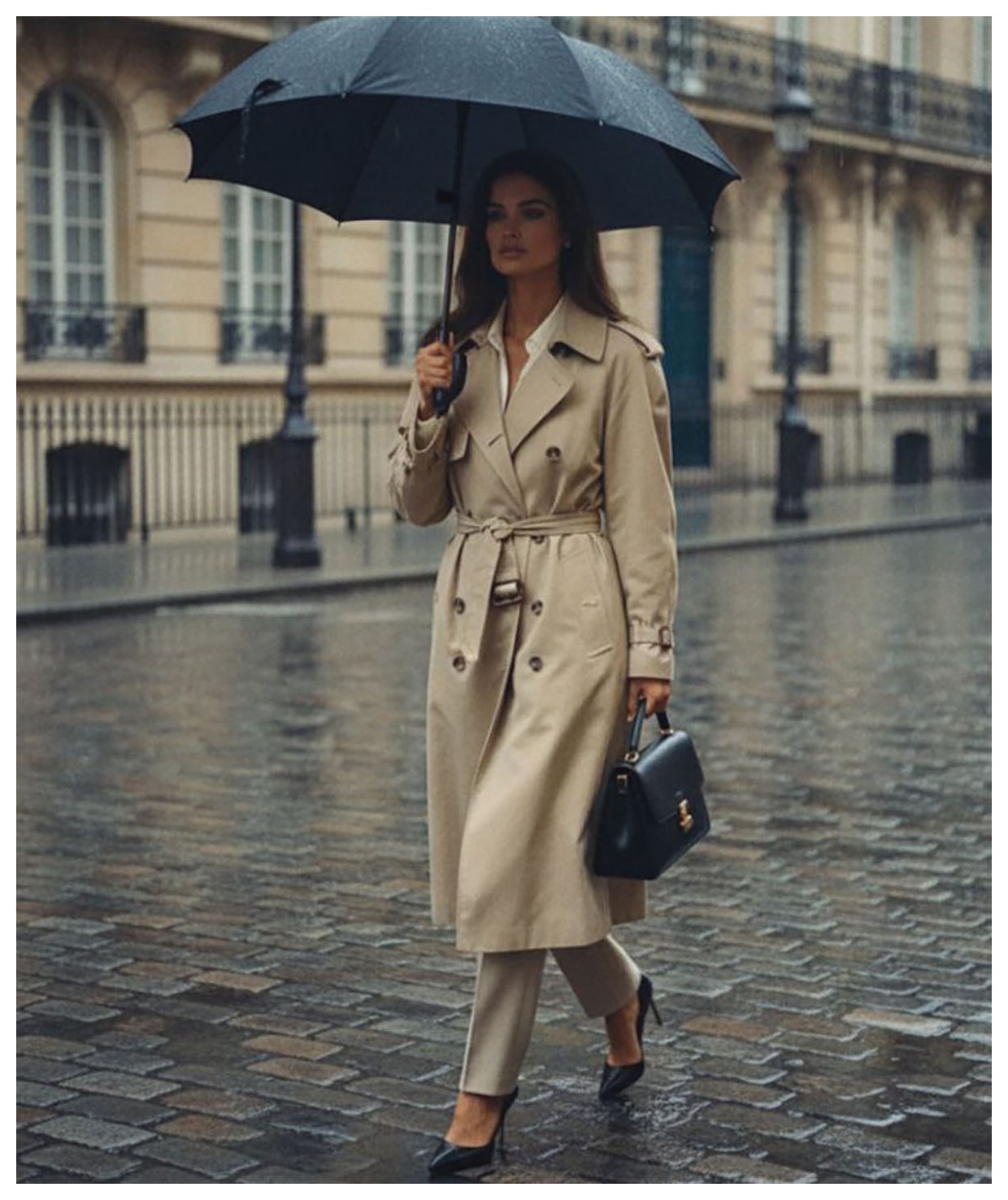 مدل بارانی شیک برای روزهای بارانی