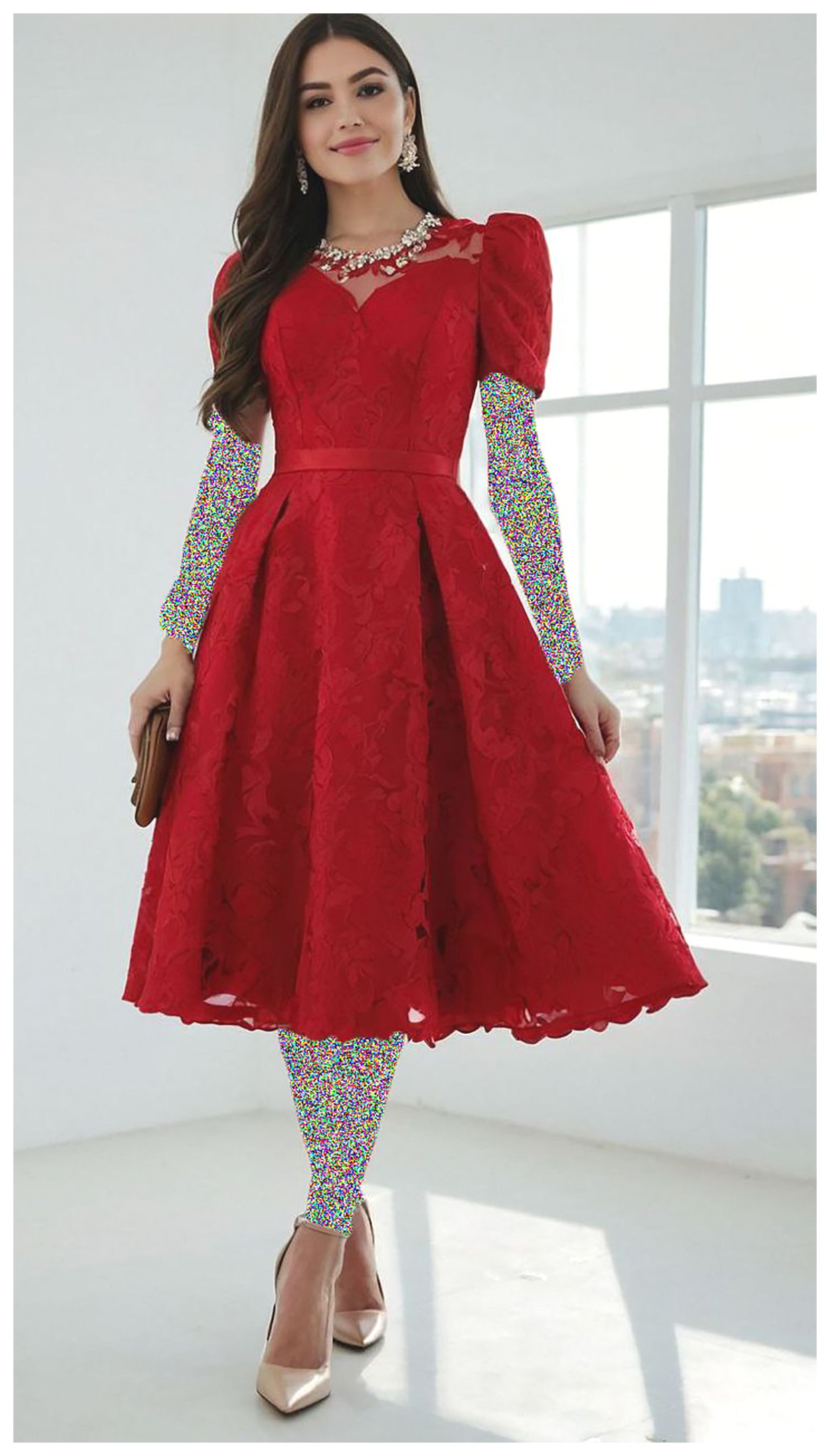 مدل‌های جذاب پیراهن مجلسی قرمز برای هر سلیقه