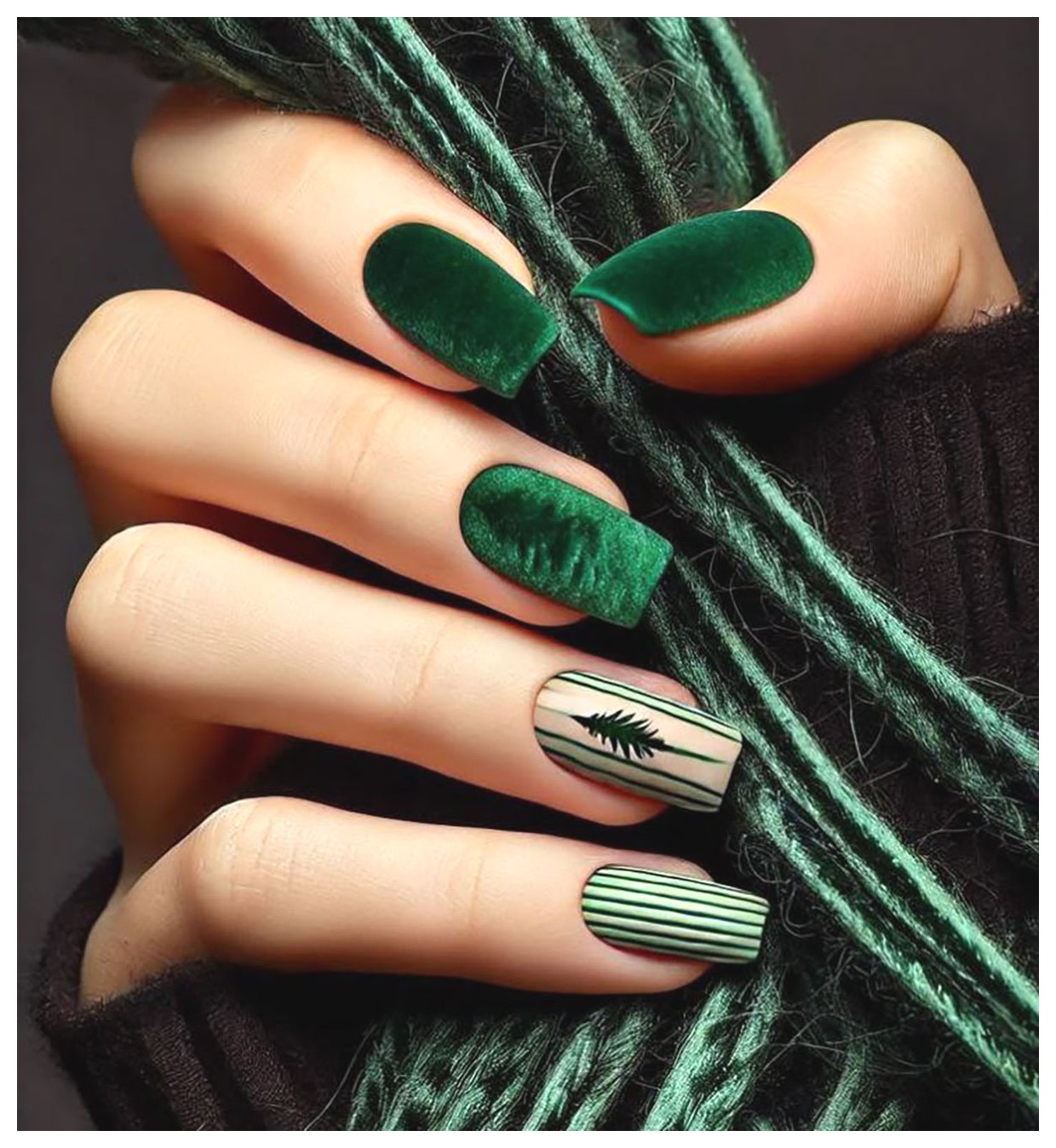 راهنمای طراحی ناخن سبز: ایدهها و نکات جذاب