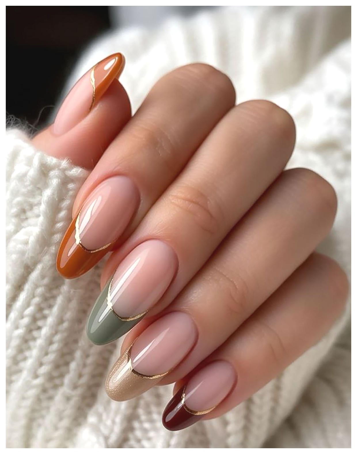 مدل‌های شیک و جذاب ناخن پاییزی برای شما