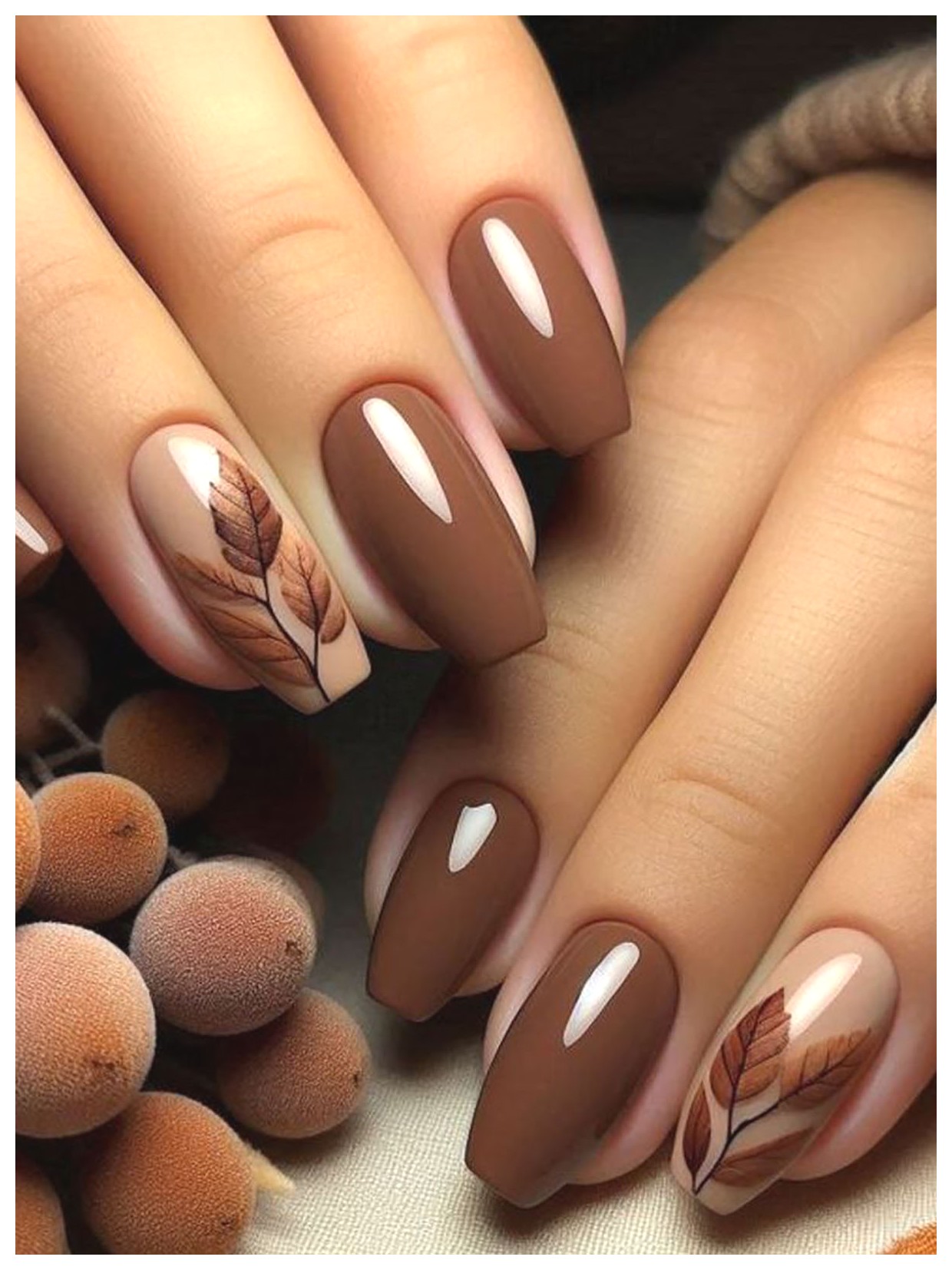 مدل‌های شیک و جذاب ناخن پاییزی برای شما