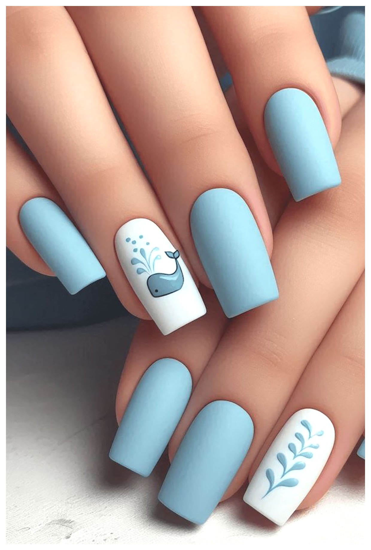 مدل طراحی ناخن آبی: ایدههای زیبا و خلاقانه برای ناخنهای شما