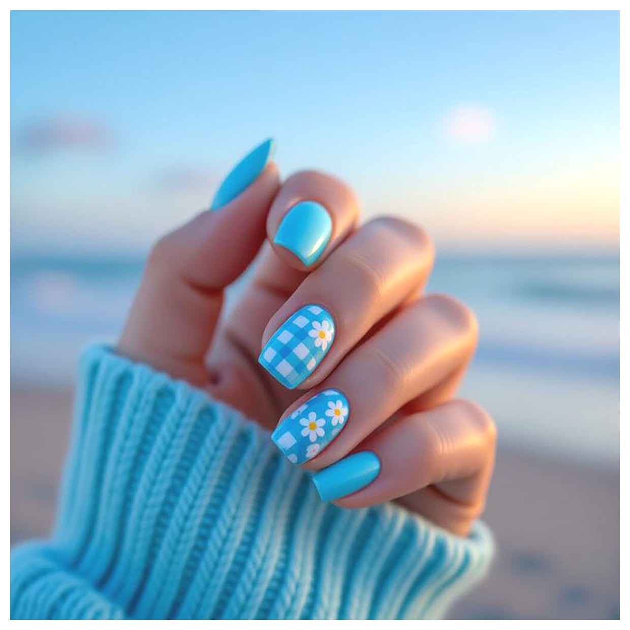 مدل طراحی ناخن آبی: ایدههای زیبا و خلاقانه برای ناخنهای شما
