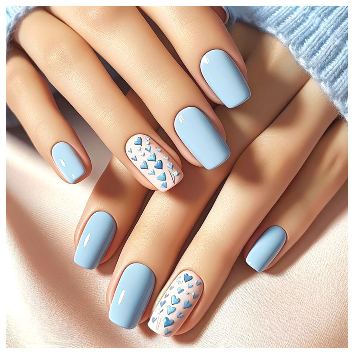 مدل طراحی ناخن آبی: ایدههای زیبا و خلاقانه برای ناخنهای شما