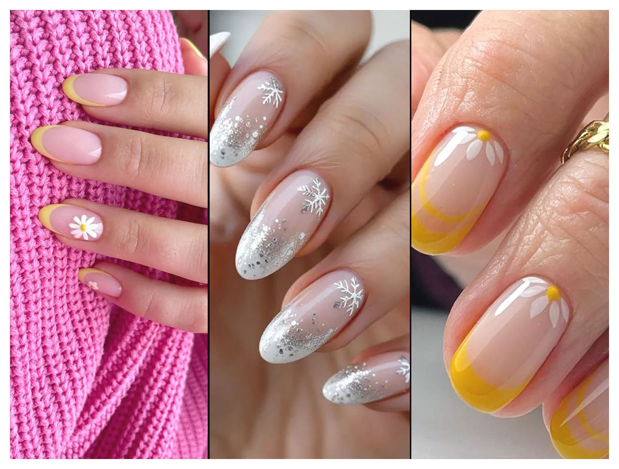 آموزش طراحی ناخن با طرح گل‌های زیبا