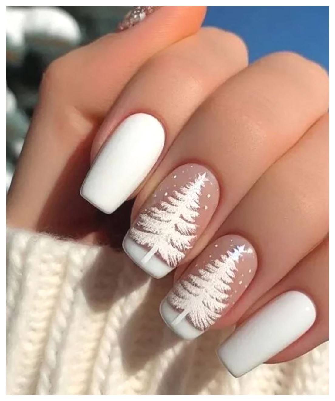 مدلهای جذاب طراحی ناخن سفید برای زیبایی دستها