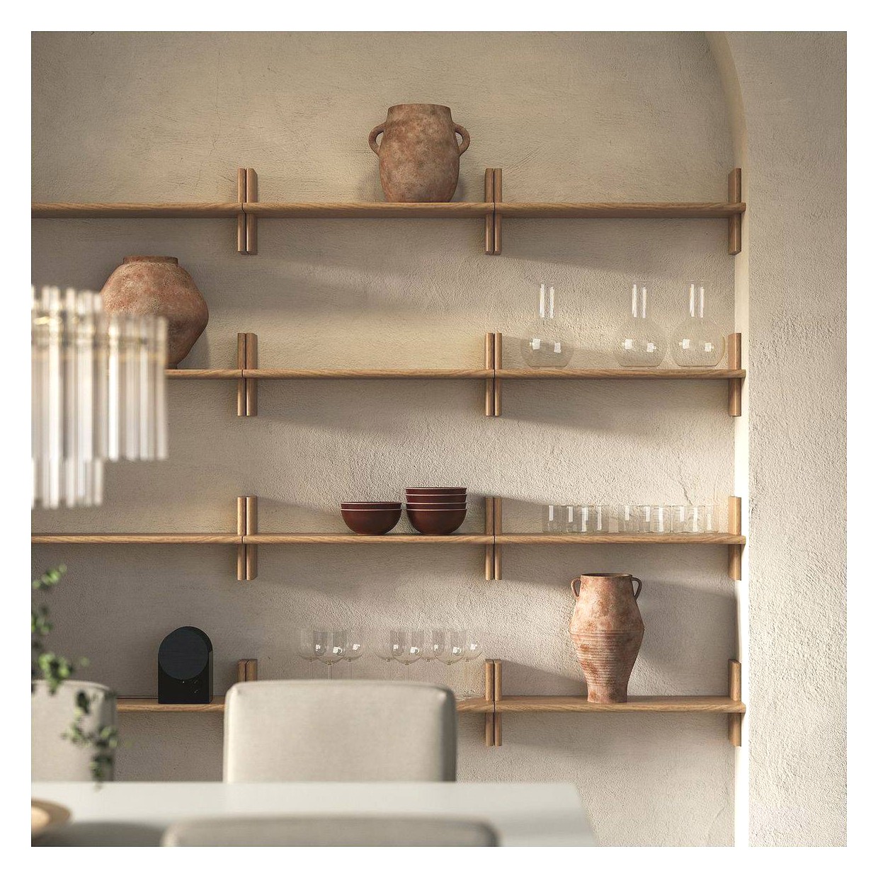 قفسه دیواری دکوری: زیبایی و کاربرد در دکوراسیون داخلی