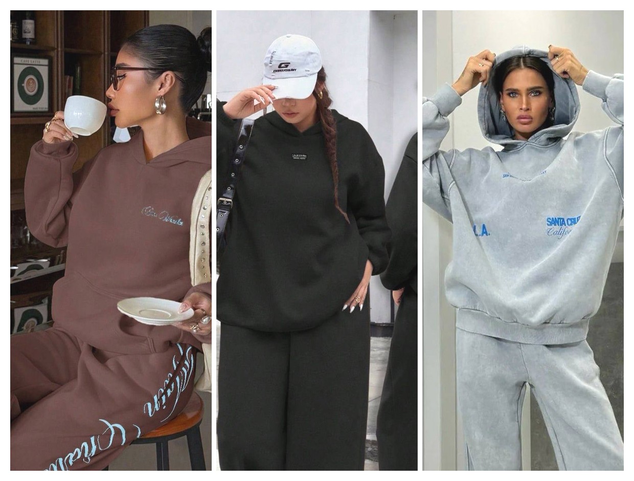 ست سویشرت و شلوار دخترانه: شیک و راحت برای روزهای سرد