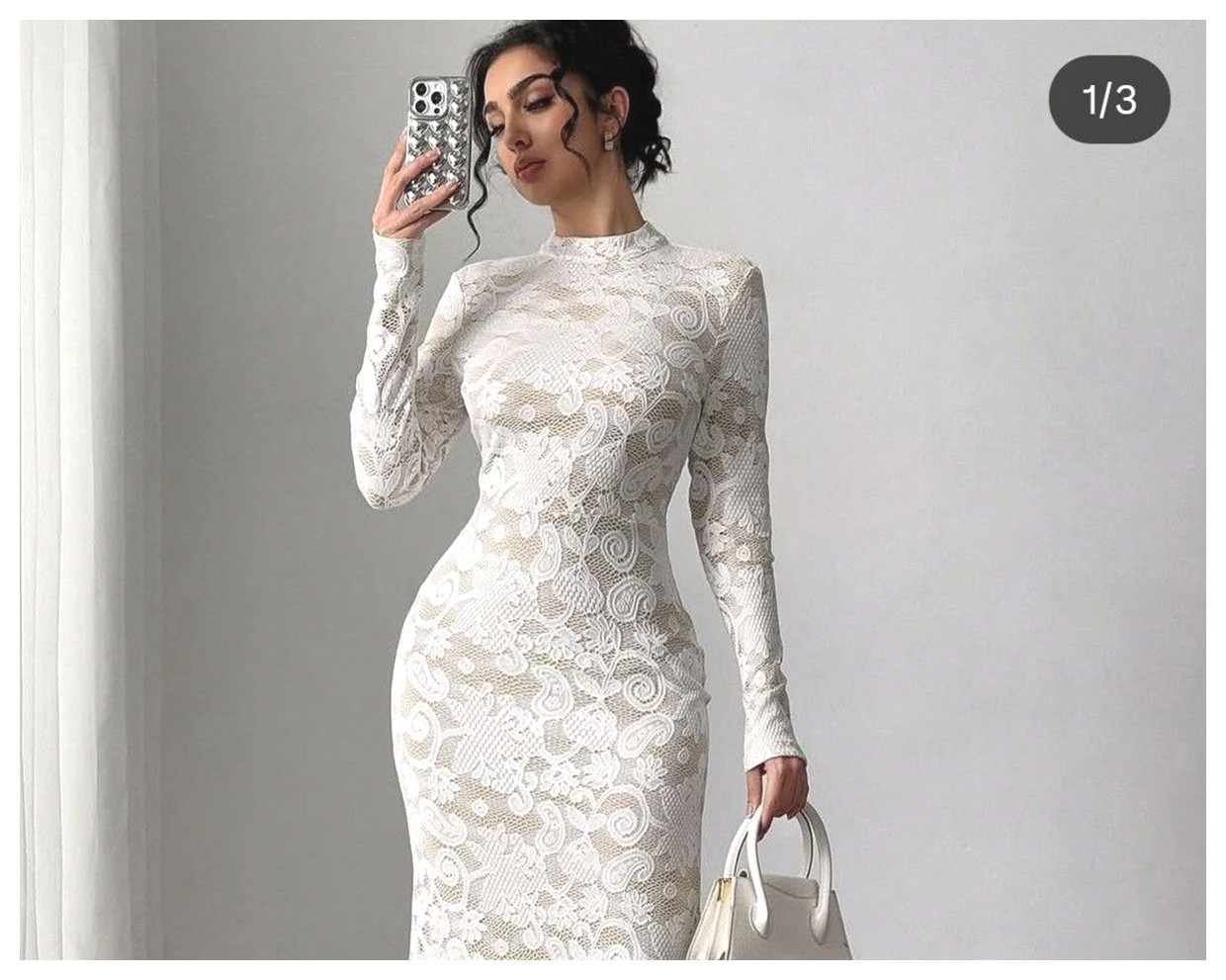 مدلهای شیک و جذاب پیراهن مجلسی با تزیینات گیپور