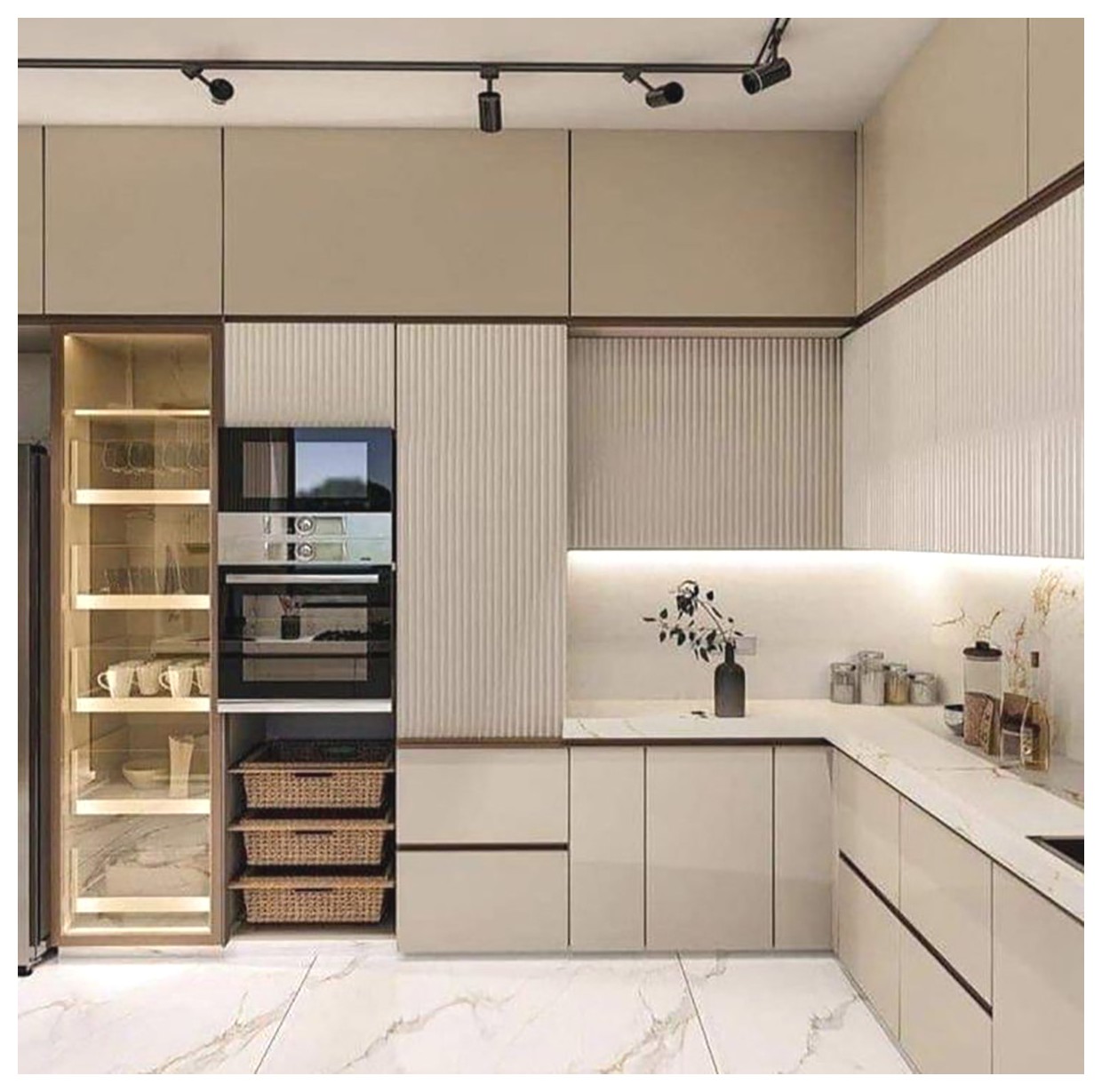 طراحی کابینت‌های لوکس آشپزخانه: ایده‌هایی برای زیبایی و کارایی