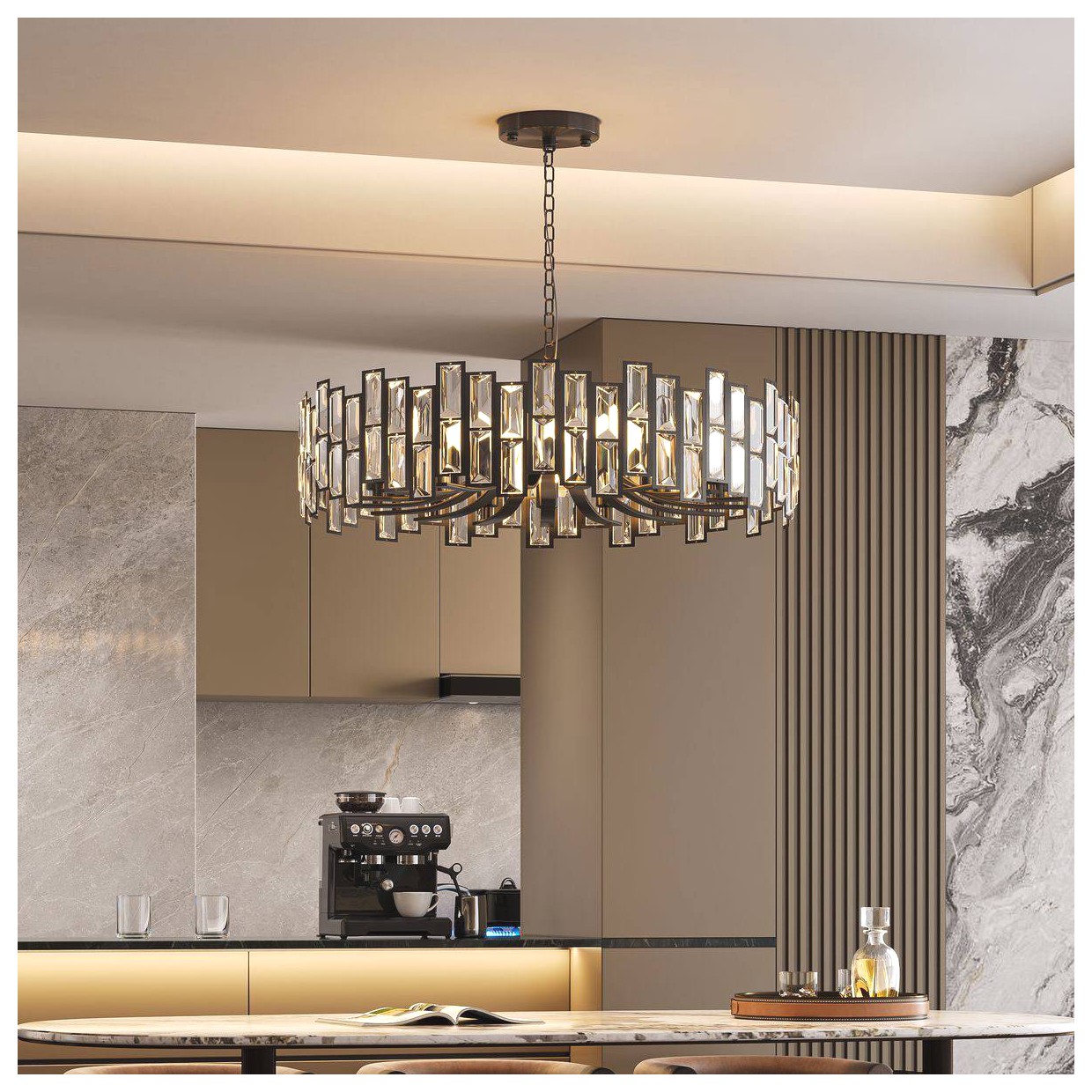 چراغ آویز مدرن و لوکس: انتخابی بی‌نظیر برای دکوراسیون داخلی