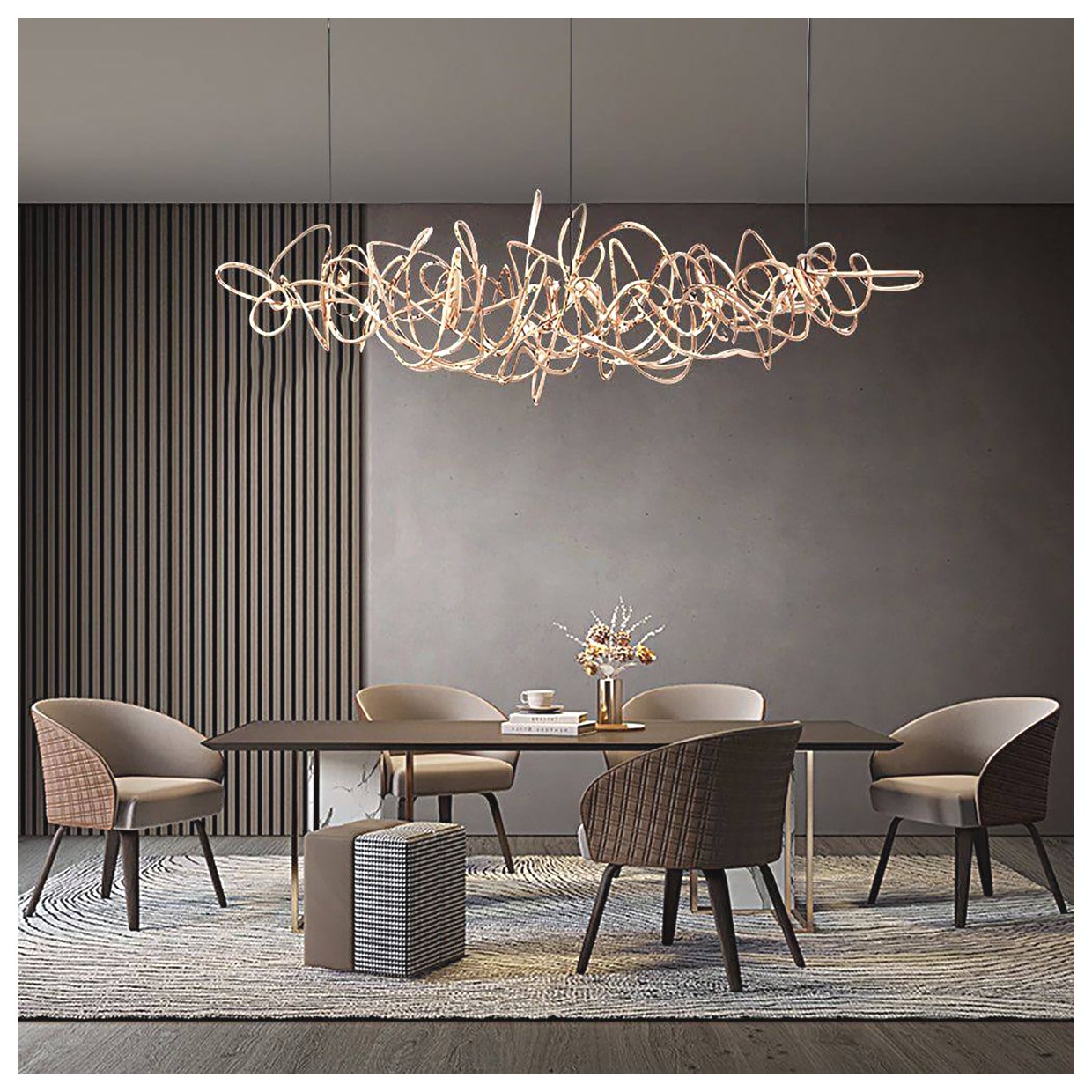 چراغ آویز مدرن و لوکس: انتخابی بی‌نظیر برای دکوراسیون داخلی