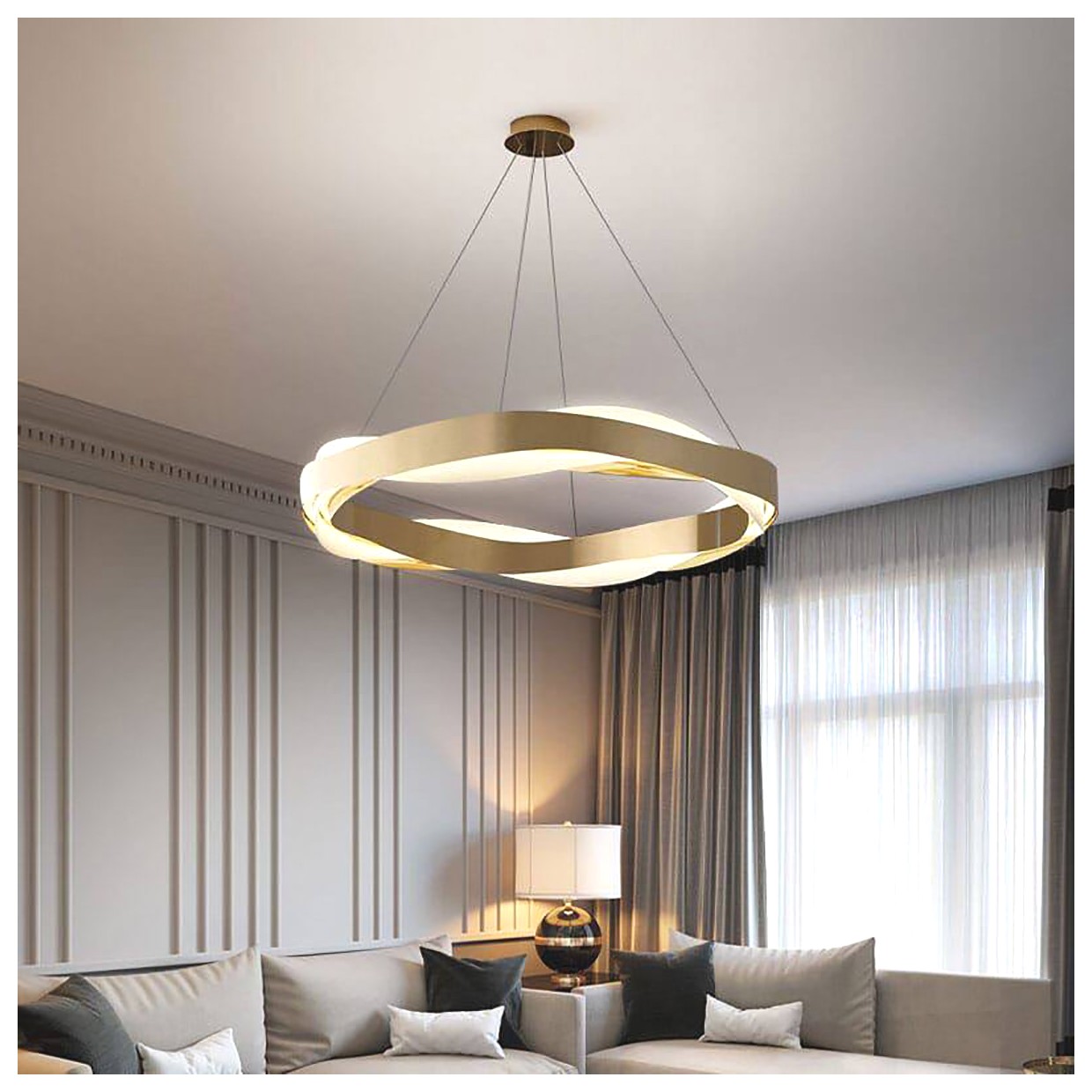 چراغ آویز مدرن و لوکس: انتخابی بی‌نظیر برای دکوراسیون داخلی