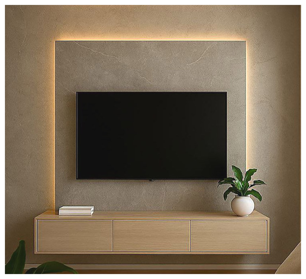 دکوراسیون دیوار تلویزیون: ایده‌های خلاقانه و جدید برای زیباسازی فضای شما