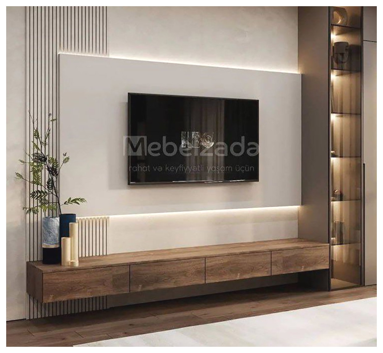 دکوراسیون دیوار تلویزیون: ایده‌های خلاقانه و جدید برای زیباسازی فضای شما