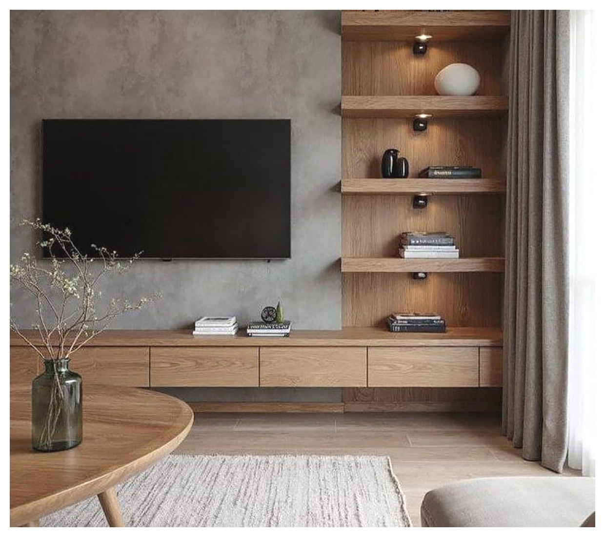 دکوراسیون دیوار تلویزیون: ایده‌های خلاقانه و جدید برای زیباسازی فضای شما