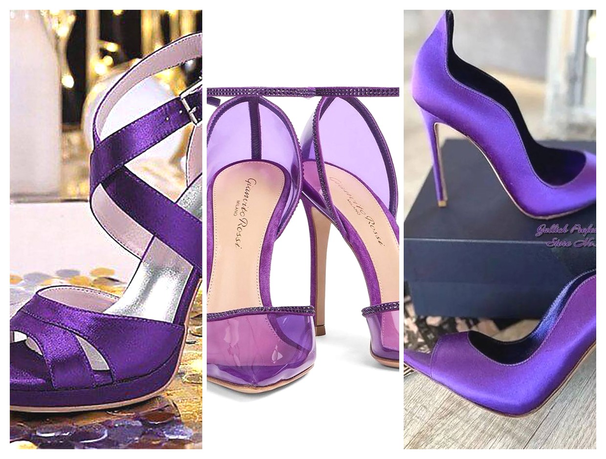 کفشهای شب رنگی بنفش: انتخابی شیک و جذاب برای مهمانیها