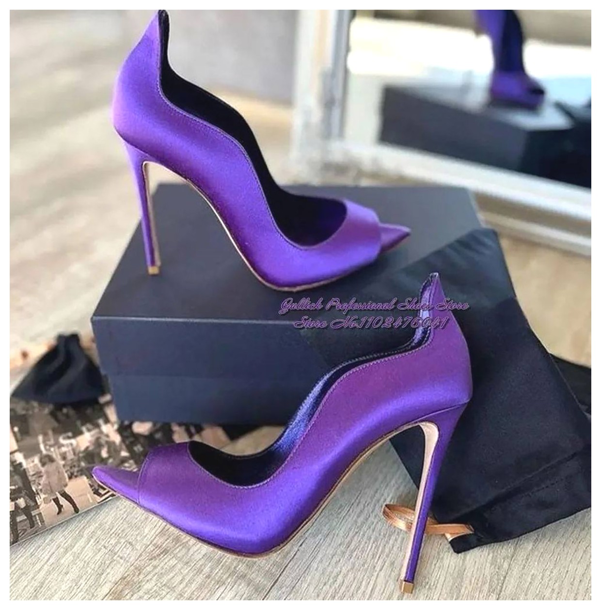 کفشهای شب رنگی بنفش: انتخابی شیک و جذاب برای مهمانیها