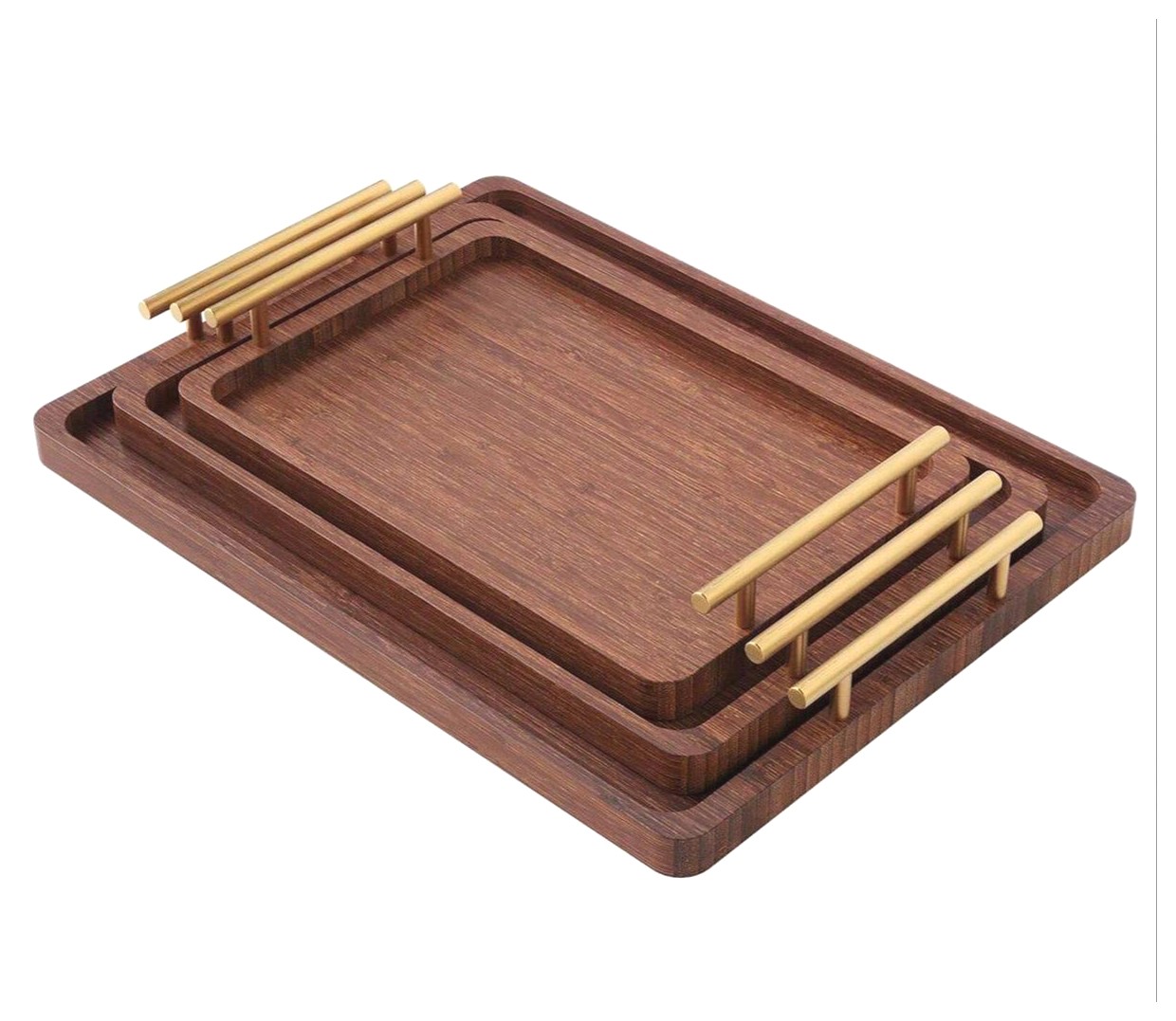 سینی چوبی زیبا و کاربردی برای سرو غذا