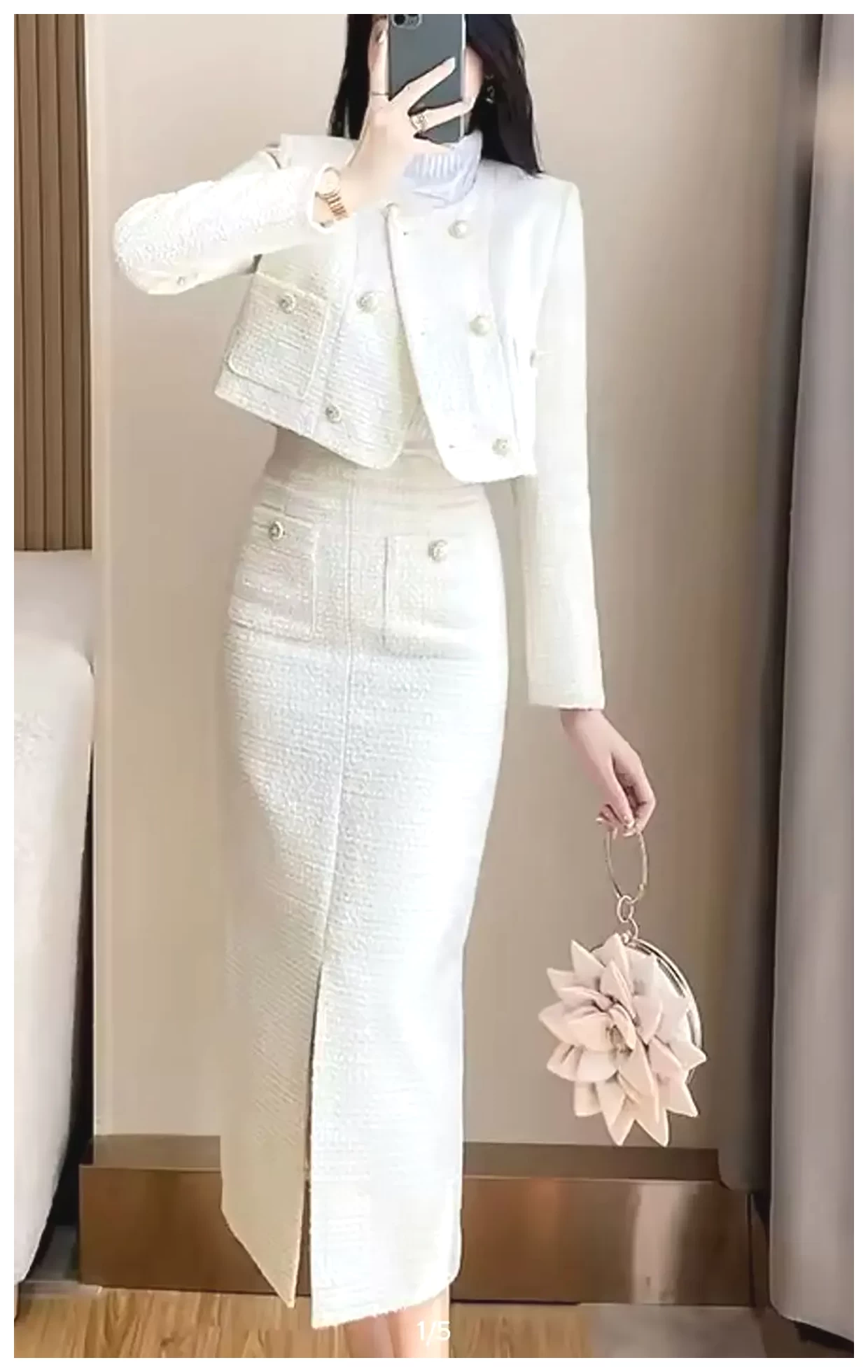 راهنمای انتخاب کت دامن: ۴ مدل زیبا و شیک برای استایل شما