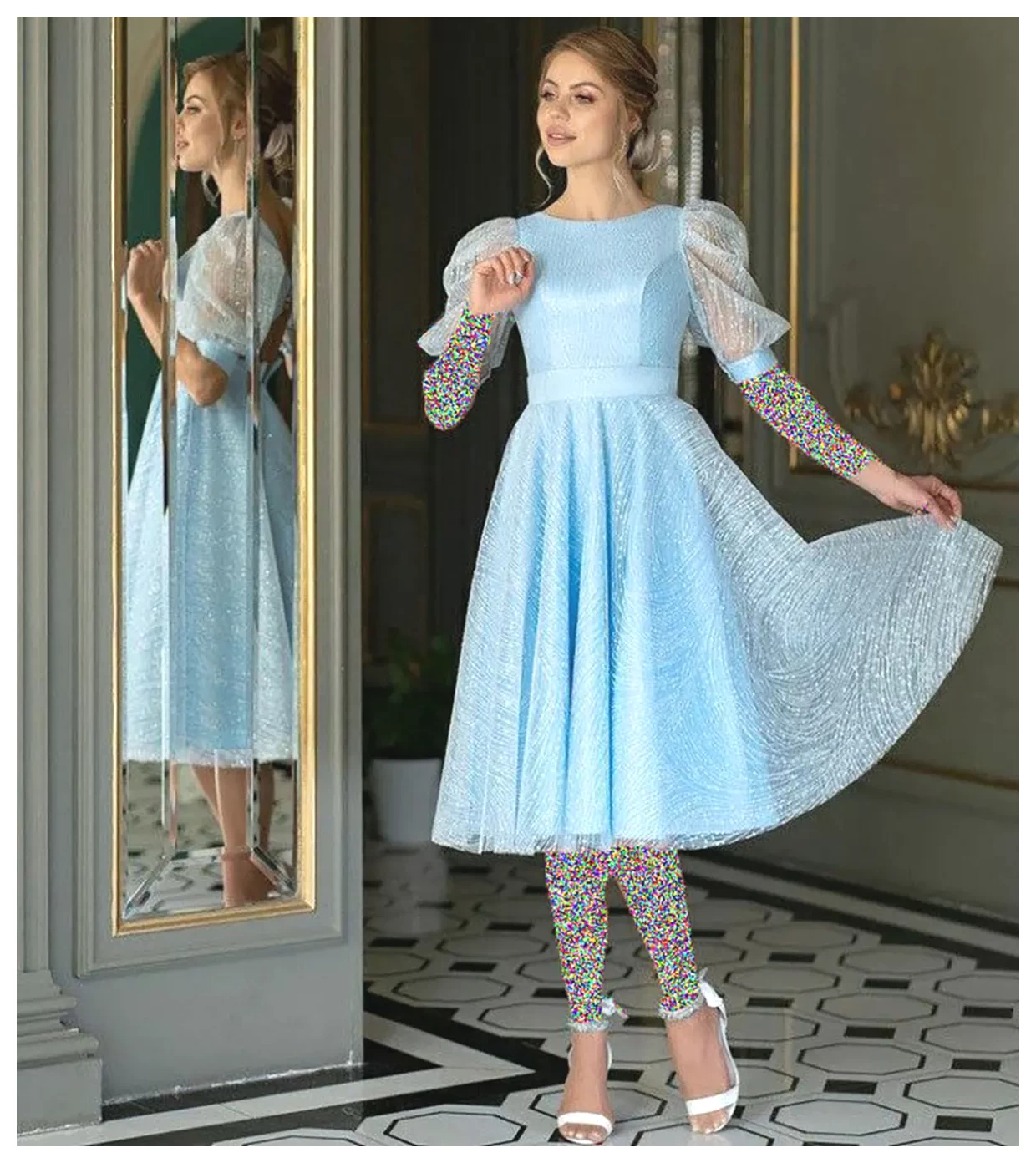 پیراهن آبی: انتخابی شیک و مدرن برای هر مناسبتی