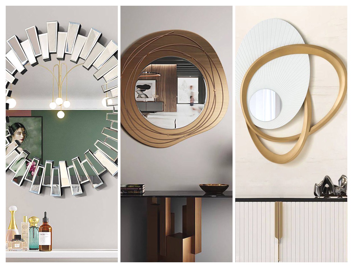 آینه‌های دکوری برای اتاق نشیمن: زیبایی و کاربردی بودن را با هم تجربه کنید