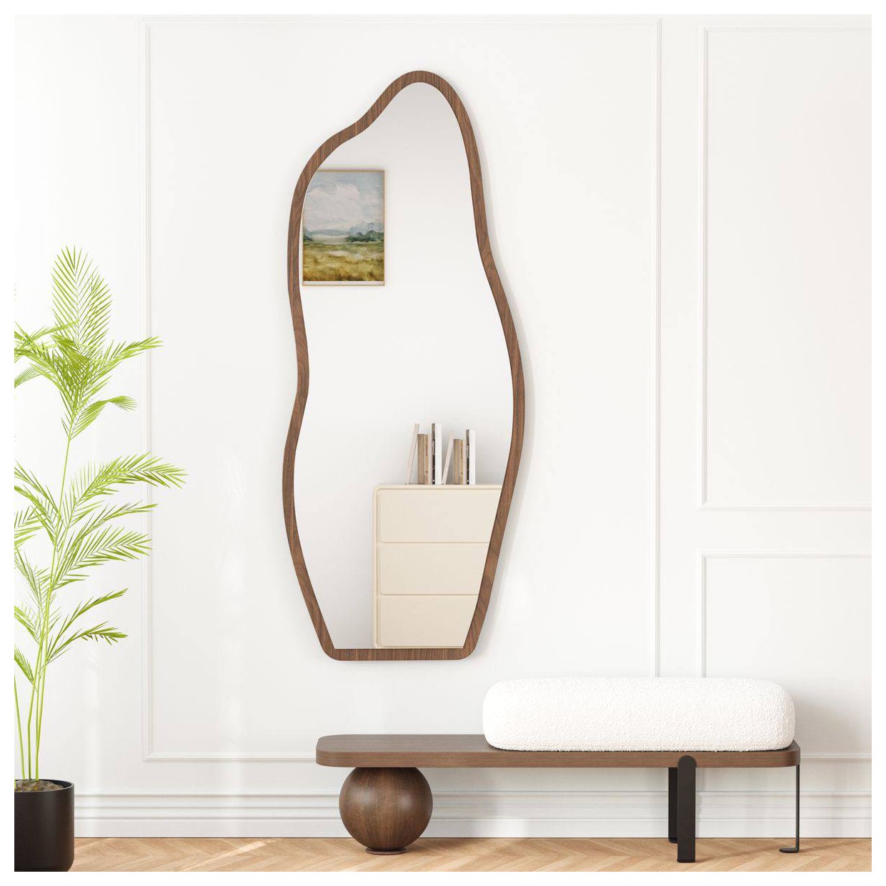 آینه‌های دکوری برای اتاق نشیمن: زیبایی و کاربردی بودن را با هم تجربه کنید