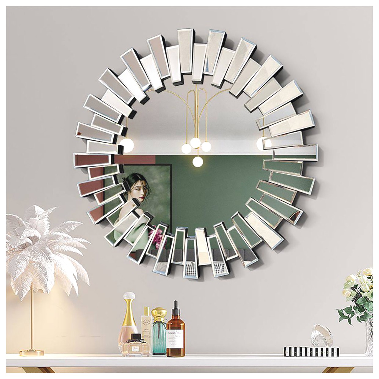 آینه‌های دکوری برای اتاق نشیمن: زیبایی و کاربردی بودن را با هم تجربه کنید