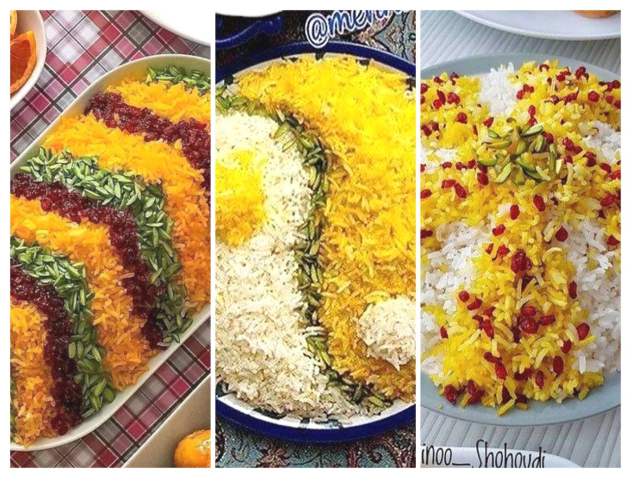 تزئین برنج مجلسی: ایده‌های زیبا و خلاقانه برای سفره‌های شما