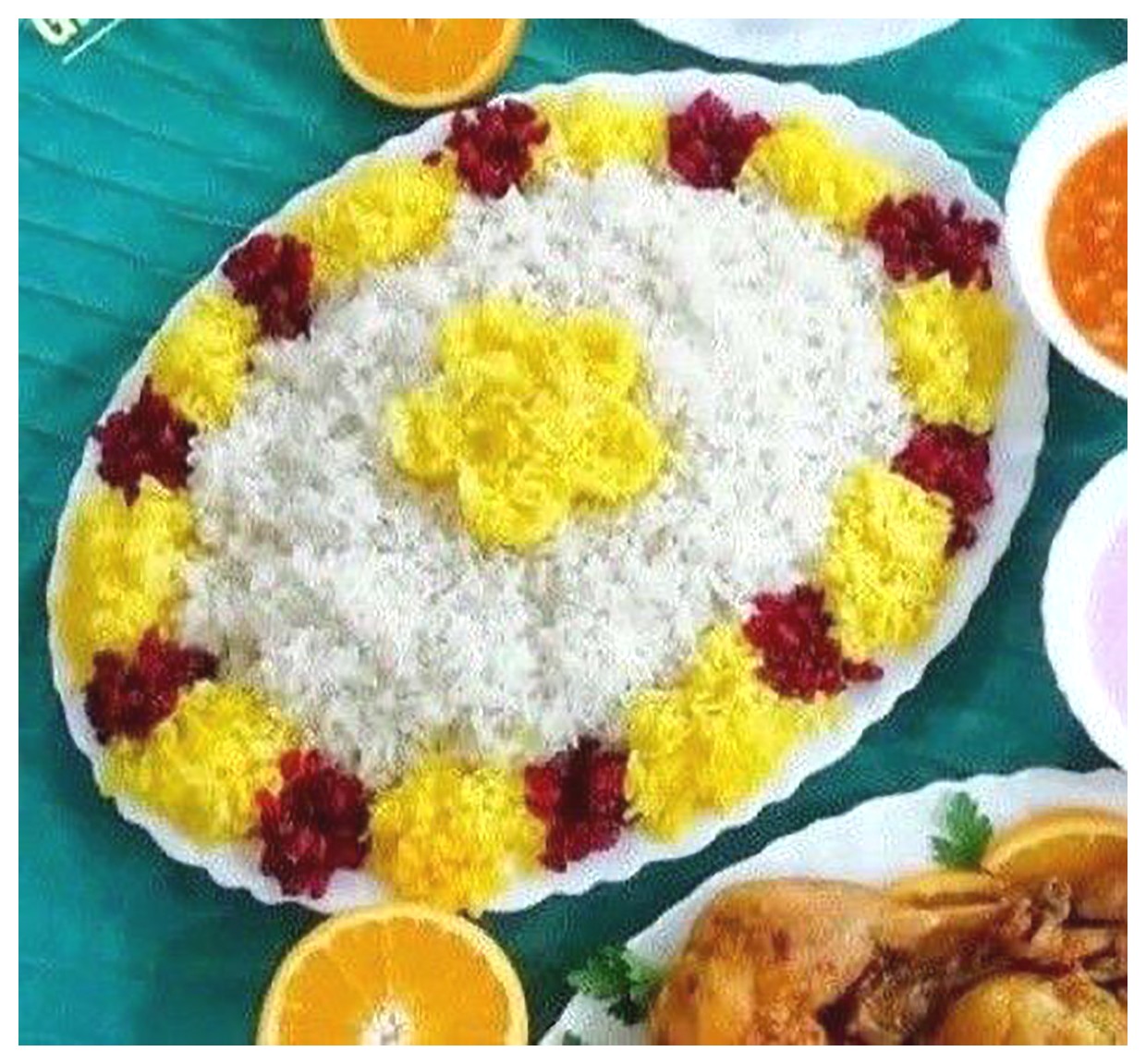 تزئین برنج مجلسی: ایده‌های زیبا و خلاقانه برای سفره‌های شما