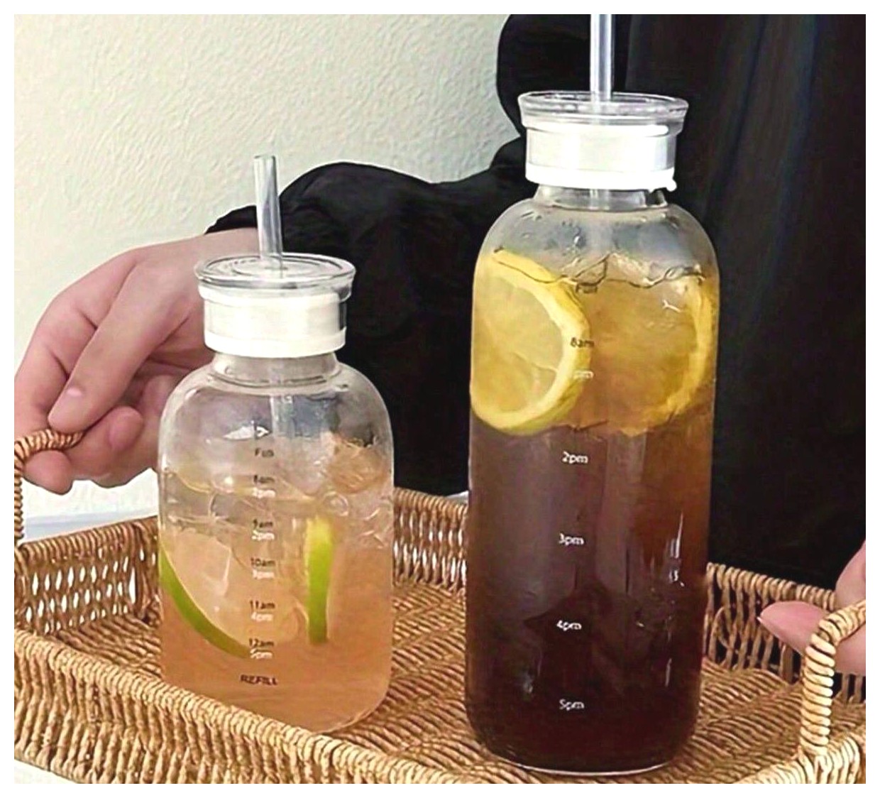 بطری آب شیشهای: انتخابی سالم و زیبا برای نوشیدنیهای شما