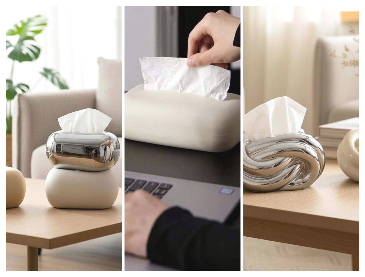 نگهدارنده دستمال کاغذی مینیمالیستی: انتخابی شیک و کاربردی برای منزل شما