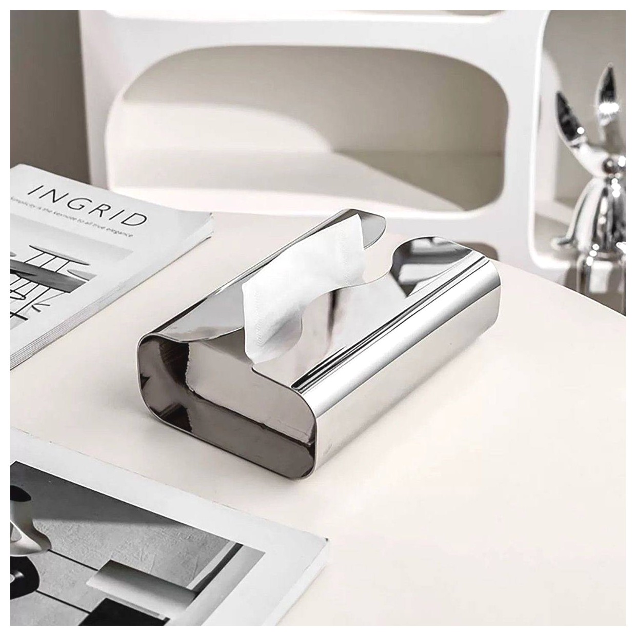 نگهدارنده دستمال کاغذی مینیمالیستی: انتخابی شیک و کاربردی برای منزل شما