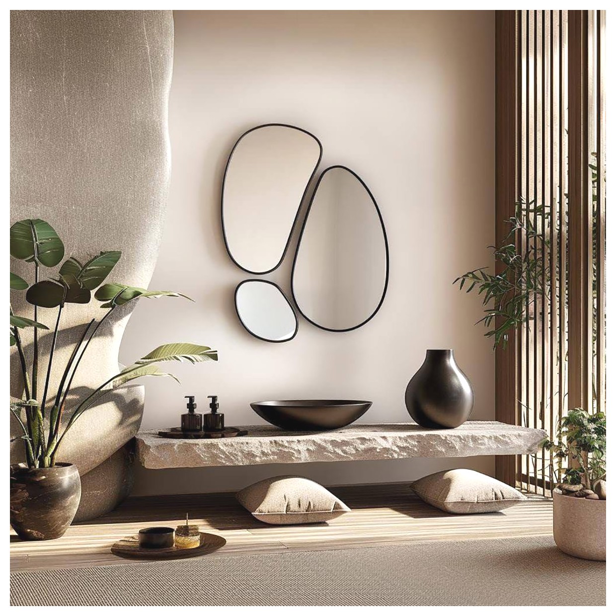 آینه کنسولی دیواری مدرن: طراحی شیک و کاربردی برای منزل شما