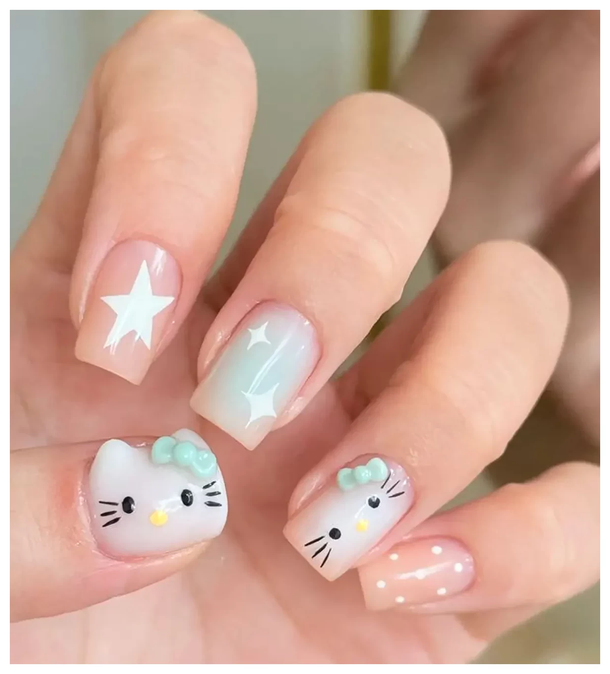 طراحی ناخن کیتی: ایده‌های جذاب و خلاقانه برای زیبایی دستان شما