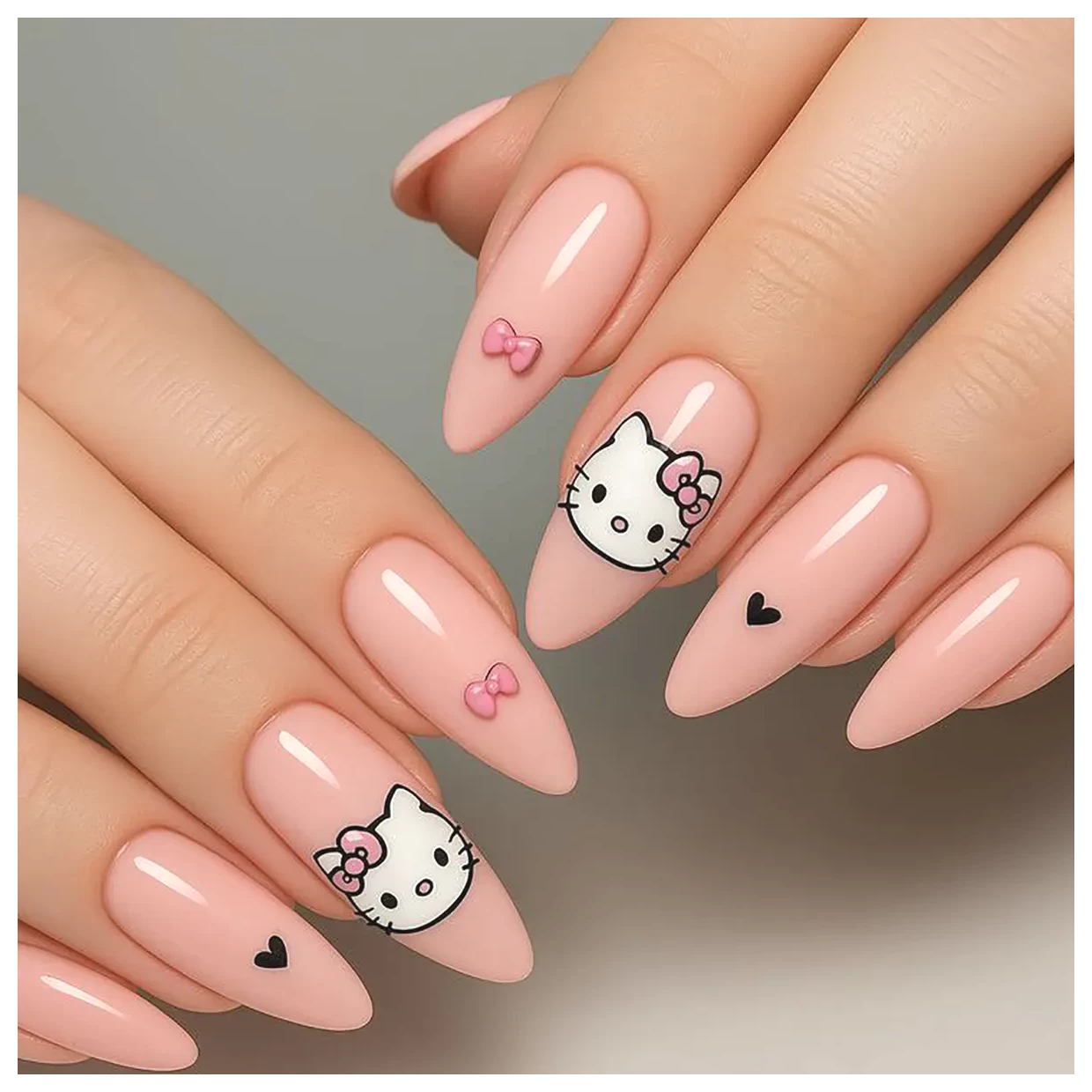 طراحی ناخن کیتی: ایده‌های جذاب و خلاقانه برای زیبایی دستان شما